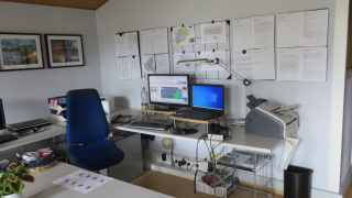 Noch ein Blick ins Wetterstudio mit Ausstattung